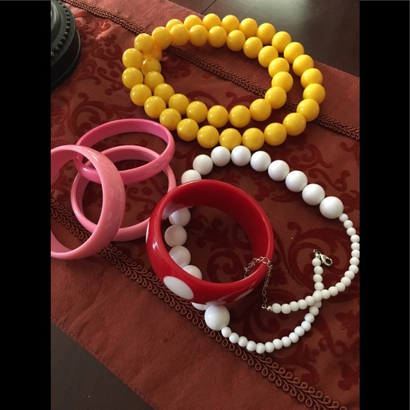 Sale 🔥🔥Large bead bangle necklaces and bracelets - Picture 2 of 2